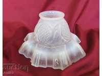 19th Century Milk Glass Crystal for Lamp, Chandelier