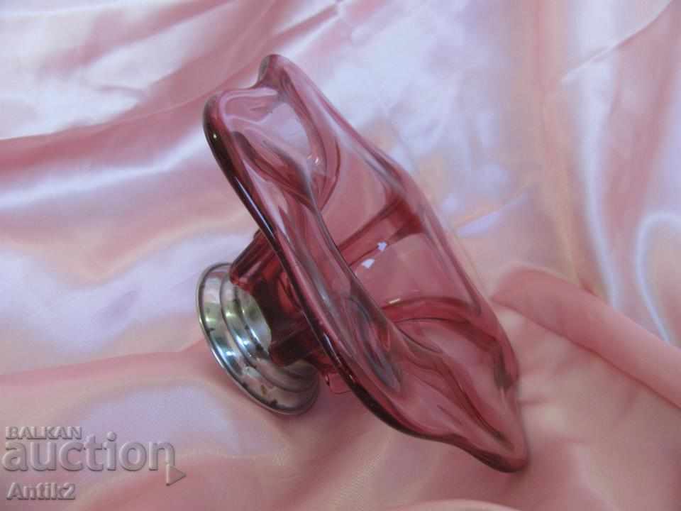 Auction Old Murano Crystal Glass Bowl, Fruit bowl, Bonbonniere Auction Old Murano Crystal Glass Bowl, Fruit bowl, Bonbonniere