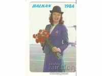 Ημερολόγιο BGA Balkan 1984 τύπου 1