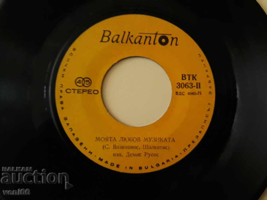 VTK 3063 Demis Roussos with price 1.00 BGN | € 0.51 VTK 3063 Demis Roussos with price 1.00 BGN | € 0.51