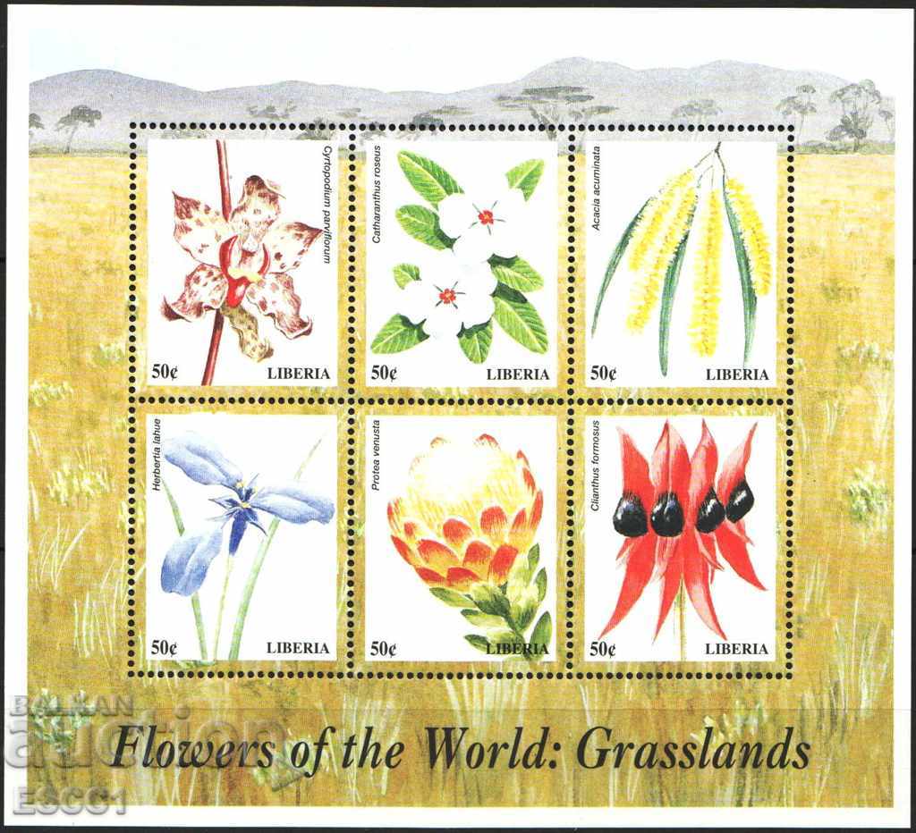 Mărturii pure într-o foaie mică Flora Flori 1999 din Liberia