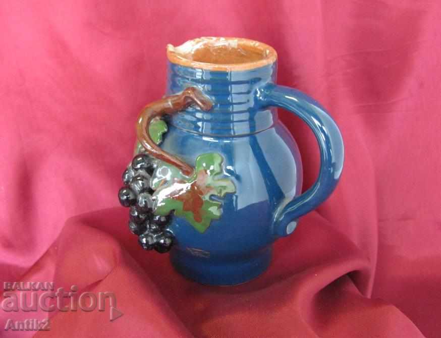 19th Century Ceramic Ceramic Canna signed - 5 19th Century Ceramic Ceramic Canna signed - 5