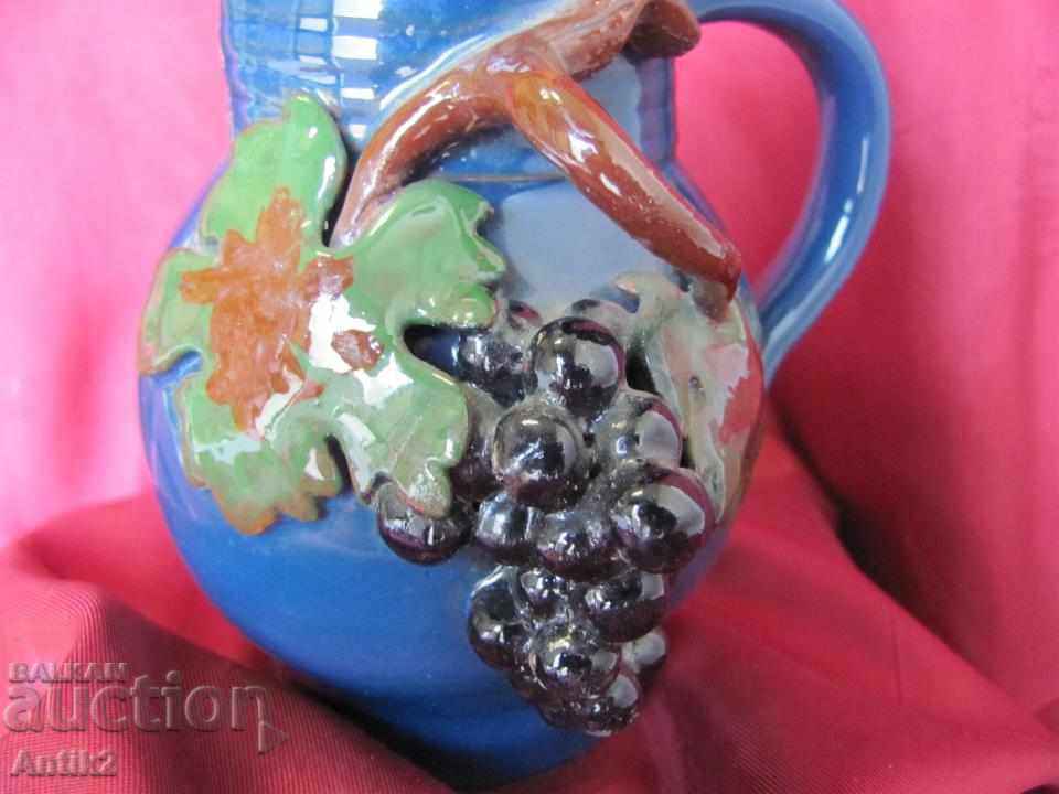 19th Century Ceramic Ceramic Canna signed - 7 19th Century Ceramic Ceramic Canna signed - 7