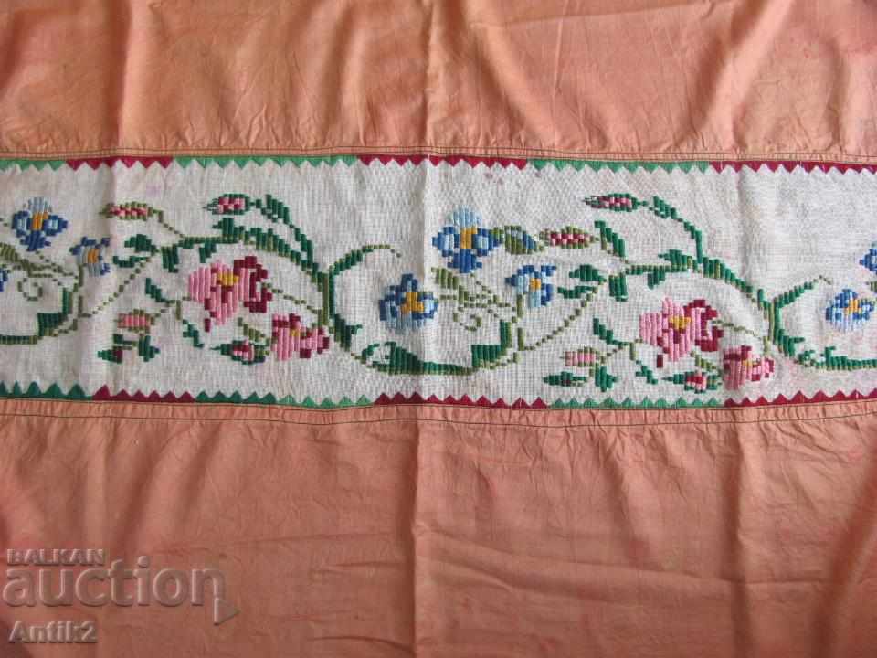 19th Century Hand Embroidered Cover - 5