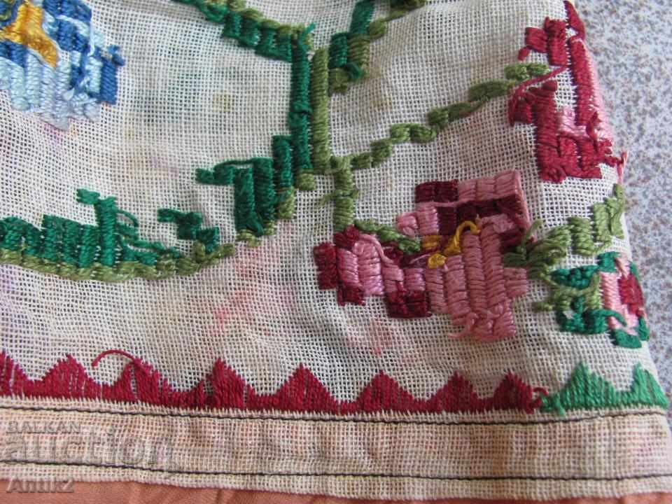 19th Century Hand Embroidered Cover - 7