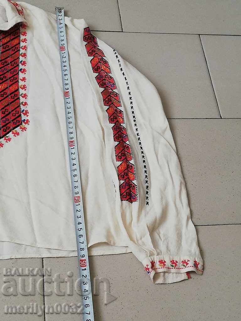 Children's shirt silk Bulgarian embroidery folk costume embroidery - 5 Children's shirt silk Bulgarian embroidery folk costume embroidery - 5