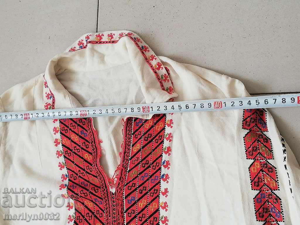 Children's shirt silk Bulgarian embroidery folk costume embroidery - 6 Children's shirt silk Bulgarian embroidery folk costume embroidery - 6