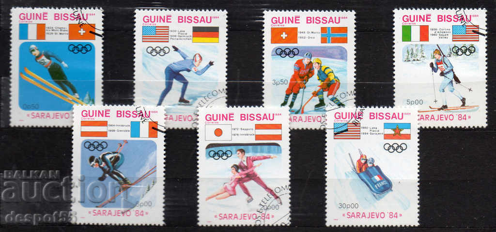 1984. Guineea Bissau. Jocurile Olimpice de Iarna - Sarajevo, Bosnia.