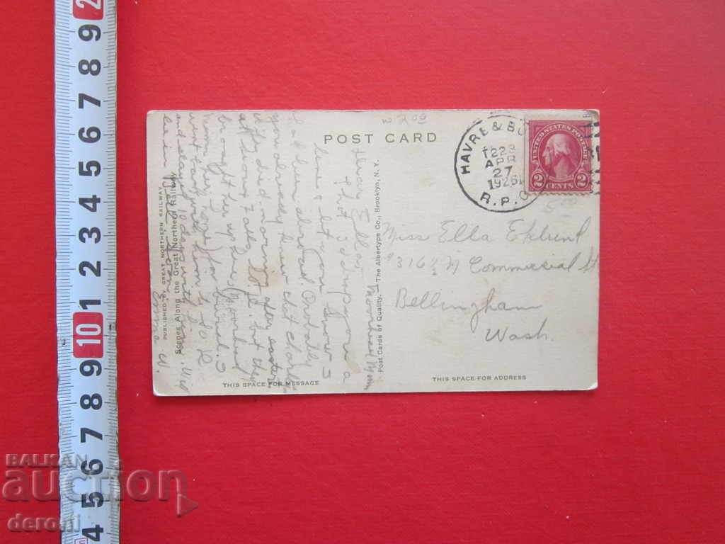 American Postcard 1926 postage stamp 2 cents with price 80.00 BGN | € 40.90 American Postcard 1926 postage stamp 2 cents with price 80.00 BGN | € 40.90