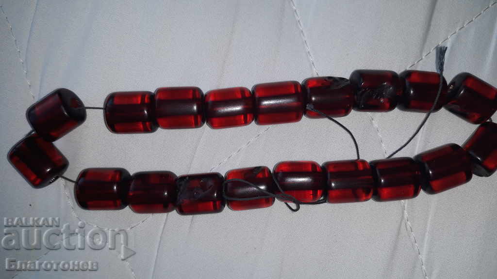 Auction  Amber rosary