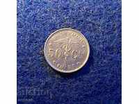 50 центимес Белгия 1928