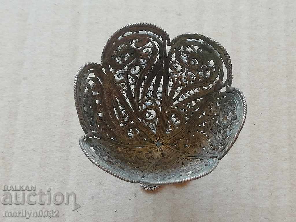 Обреден зарф за великденско яйце филигран сребро с цена 239.00 лв. | € 122.20