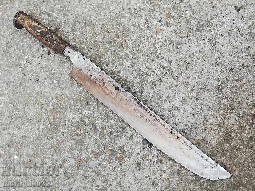 Овчарски нож каракулак буйновец масивно острие с печат