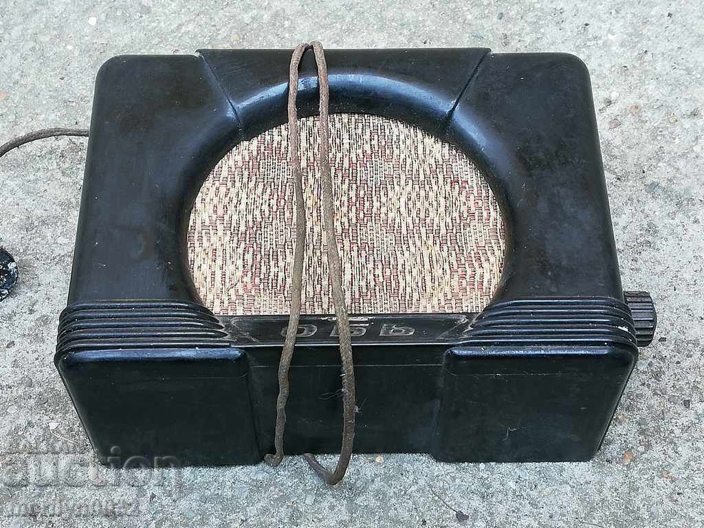 Παλιό ραδιοσημείο βακελίτη πρώιμο soc, radio ussr - 6