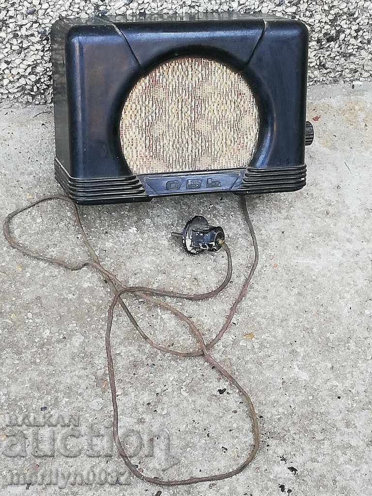 Стара радиоточка от бакелит ранен соц, радио СССР