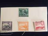 Cyprus stamps 1940s set of 4