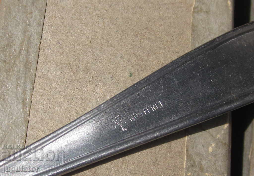 a set of old antique German teaspoons ANEMONE - 5