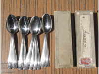 a set of old antique German teaspoons ANEMONE
