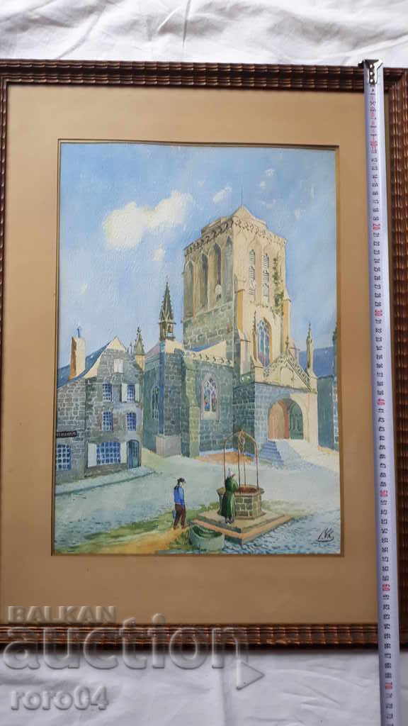 WATERCOLOR - 1934 - SIGNATURE - DATE - DEDICATION - 5 WATERCOLOR - 1934 - SIGNATURE - DATE - DEDICATION - 5