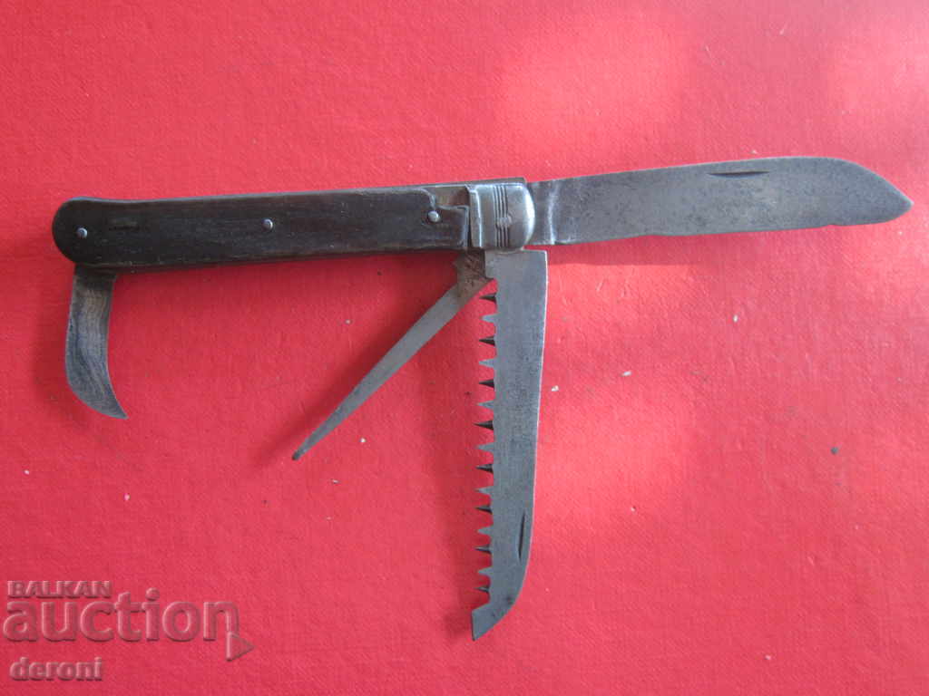 Auction Unique French knife dagger steel horn 19th century knife Auction Unique French knife dagger steel horn 19th century knife