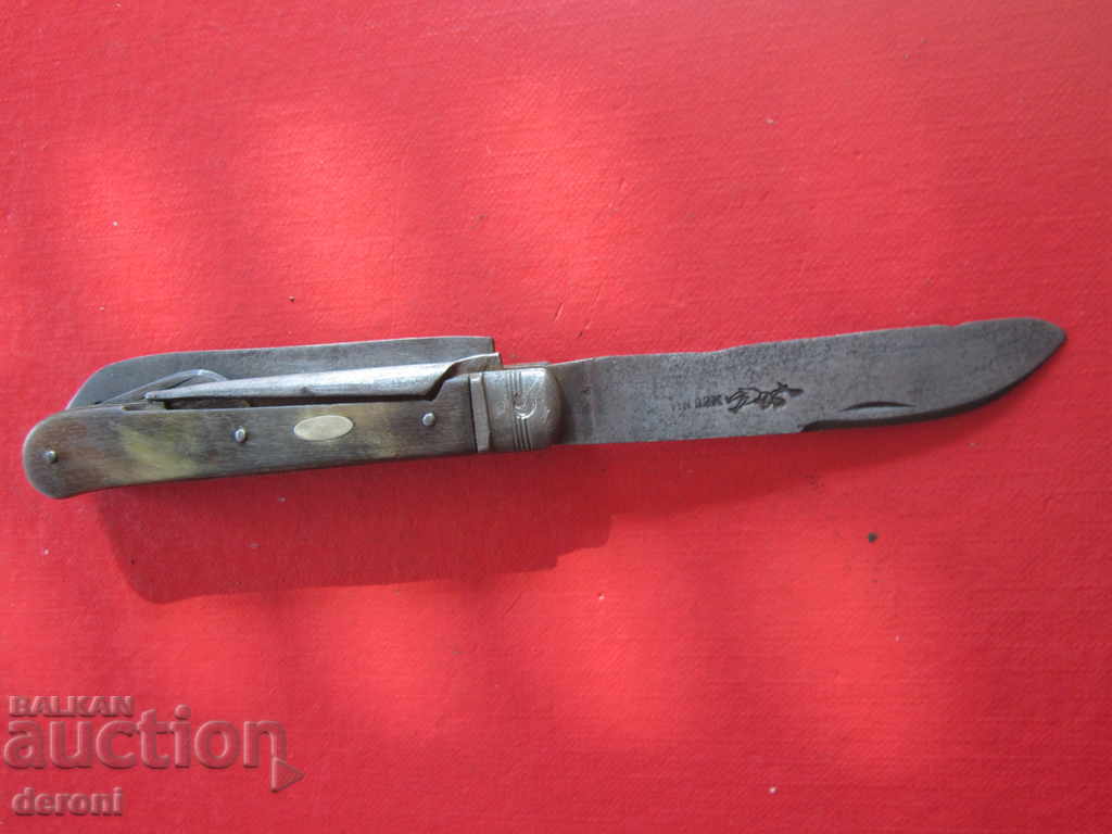 Unique French knife dagger steel horn 19th century knife - 6 Unique French knife dagger steel horn 19th century knife - 6