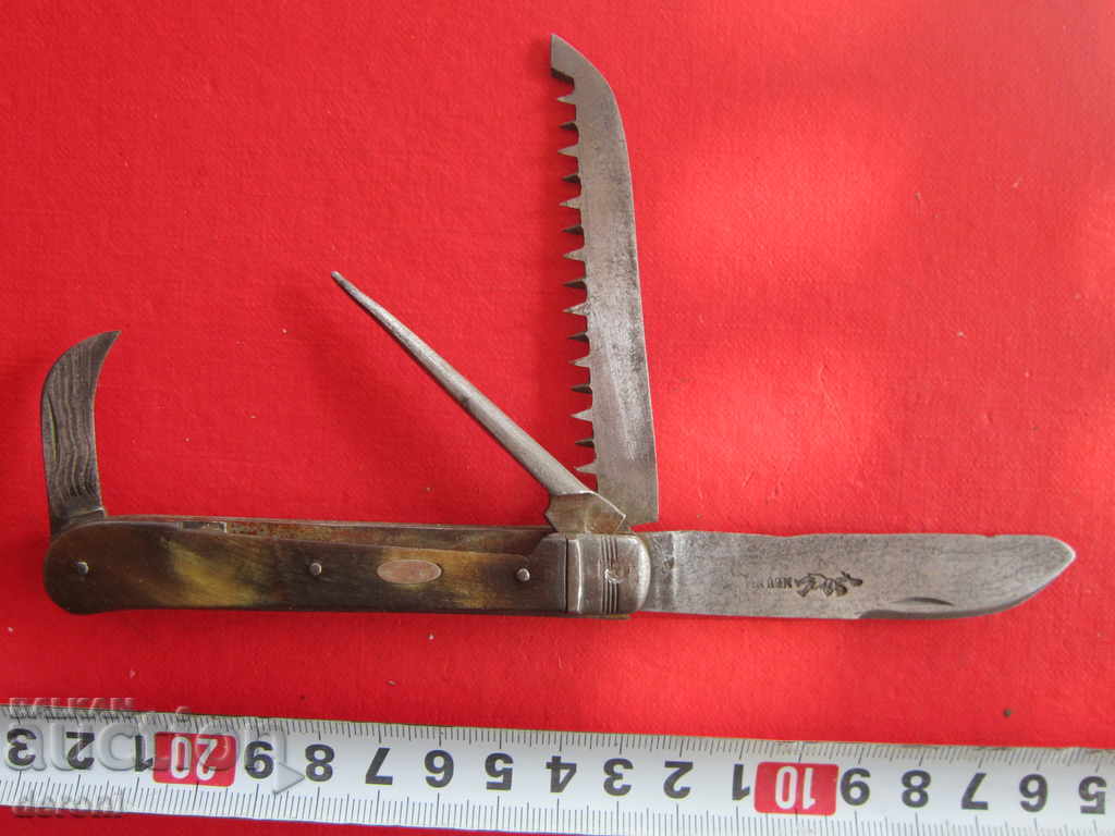 Unic francez cuțit francez cu cuțit din oțel din secolul al XIX-lea