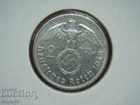 2 Reichsmark 1938 G Germania (Al Treilea Reich) - XF+