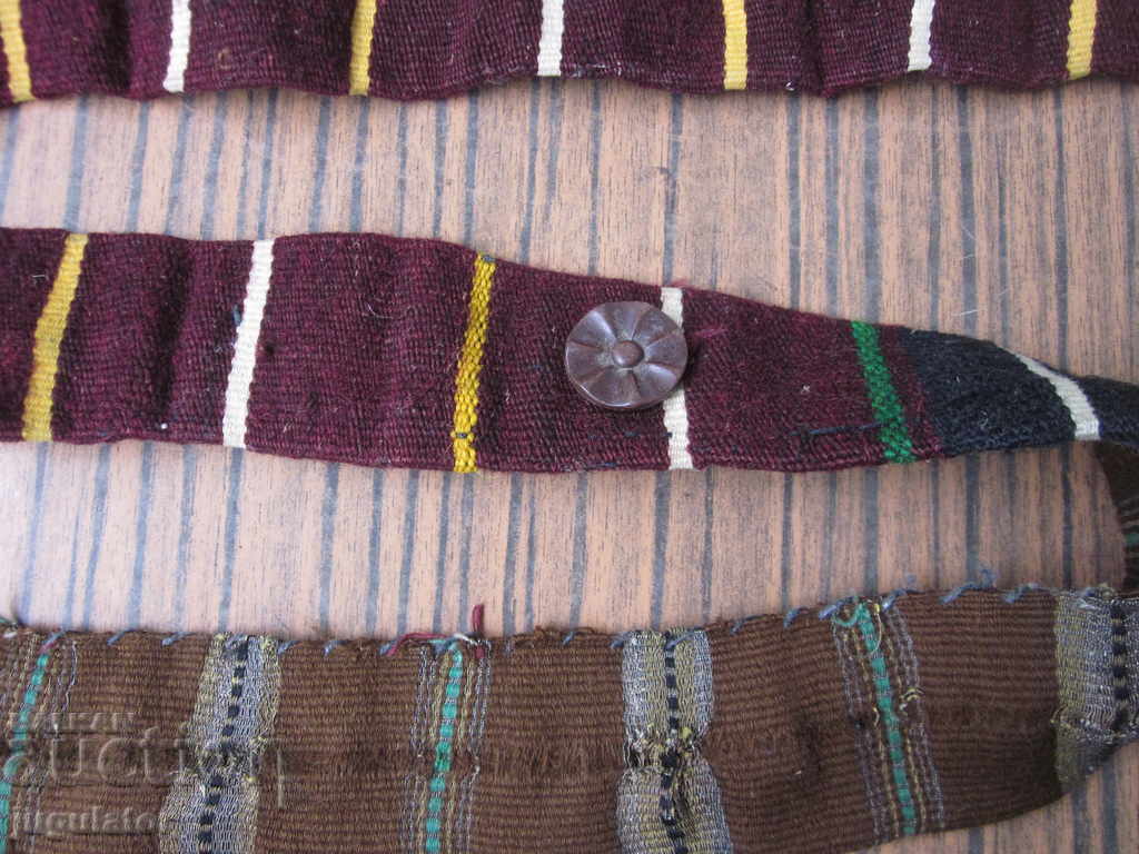 old Bulgarian tinsel folklore belt for pafta and costumes 328 cm - 5