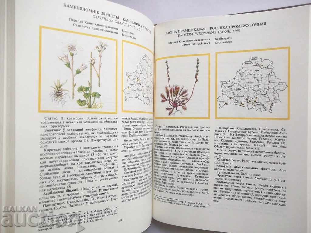Чырвоная кніга Рэспублікі Belarus 1993 г. Беларус - 6 Чырвоная кніга Рэспублікі Belarus 1993 г. Беларус - 6