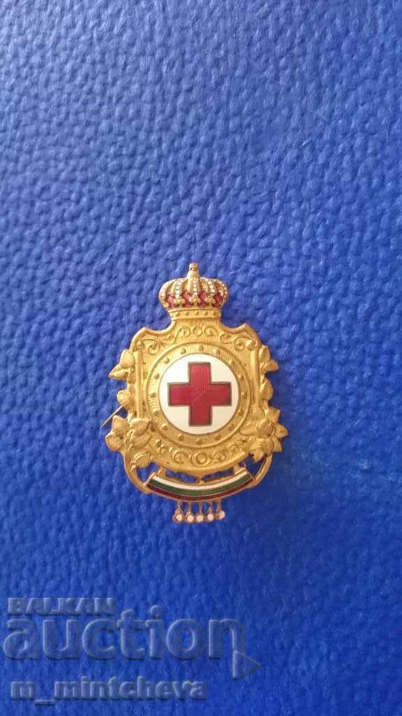 Insigna de onoare "Crucea Rosie" - email cu aurire cu preț € 355.00 | 694.32 BGN