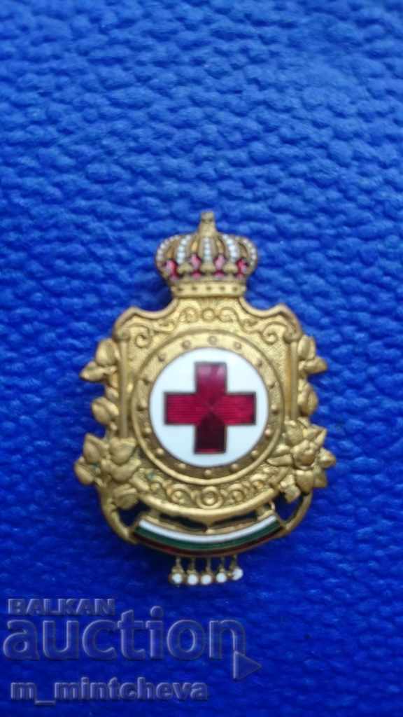 Auction Badge of honor "Red Cross" - enamel with gilding Auction Badge of honor "Red Cross" - enamel with gilding