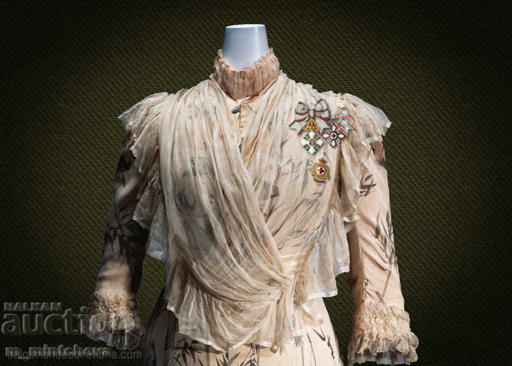 Insigna de onoare "Crucea Rosie" - email cu aurire - 6