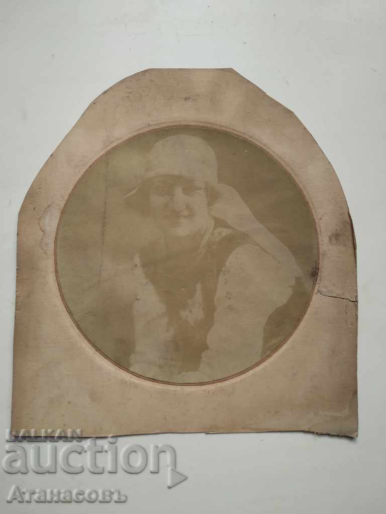 Photography photo cardboard National costume Sliven 1926
