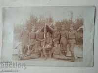 Old photo of front soldiers