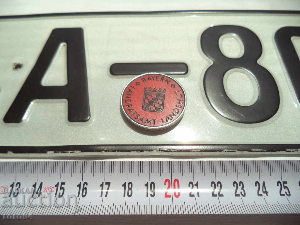 Delivery of GERMAN NUMBER WITH BAYERN EMBLEM Delivery of GERMAN NUMBER WITH BAYERN EMBLEM