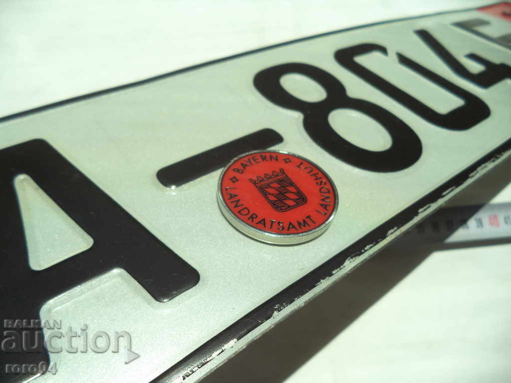 GERMAN NUMBER WITH BAYERN EMBLEM - 5 GERMAN NUMBER WITH BAYERN EMBLEM - 5