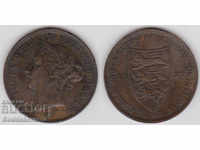 Μεγάλη Βρετανία Τζέρσεϋ 1/12 από ένα σεληνικό νόμισμα 1877