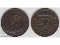 Μεγάλη Βρετανία Τζέρσεϋ 1/12 από ένα νόμισμα σελιδοποίησης 1923