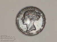 Marea Britanie Jersey 1/26 dintr-o monedă shilling 1861