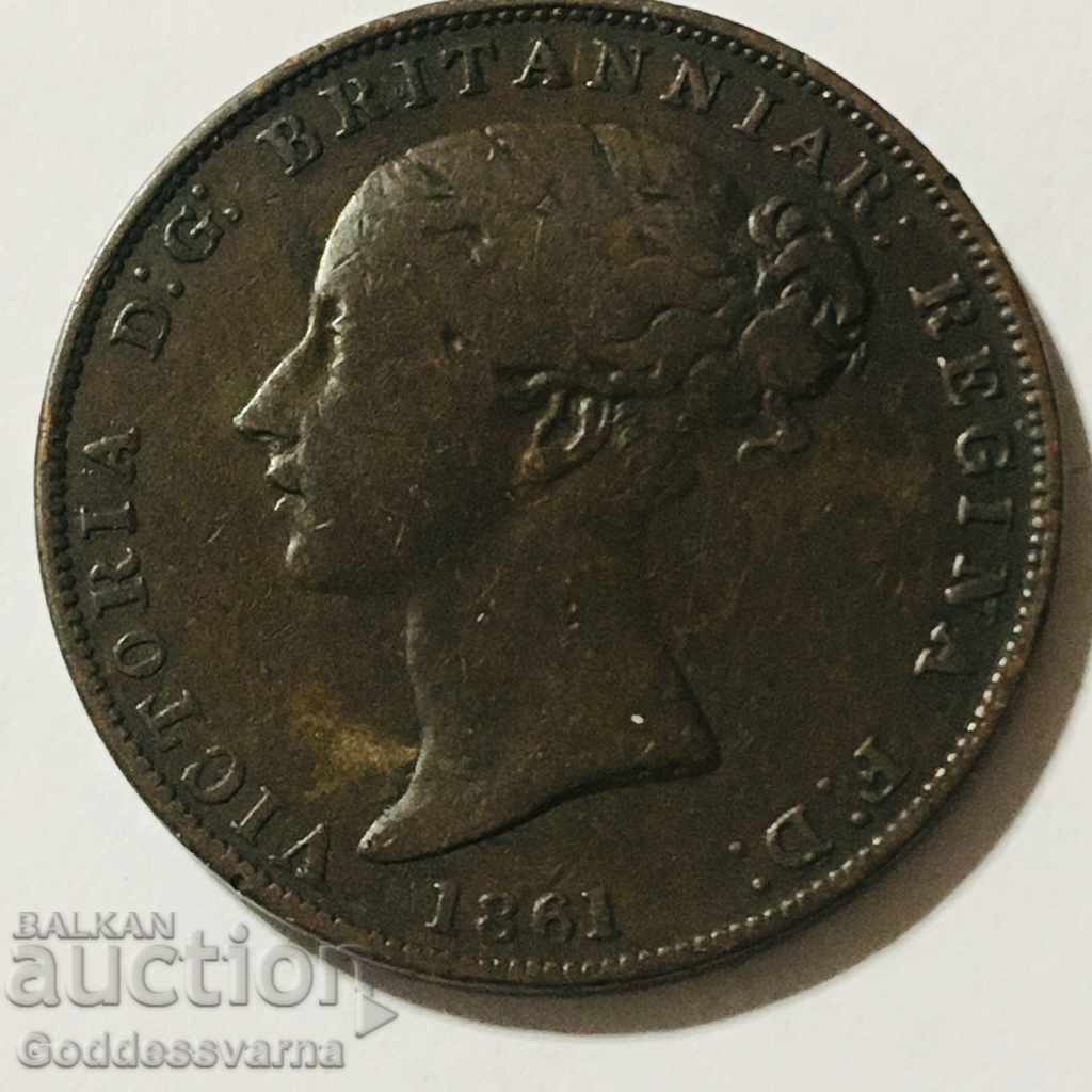 Great Britain Jersey 1/26 Of A Shilling Coin 1861 with price 45.00 BGN | € 23.01 Great Britain Jersey 1/26 Of A Shilling Coin 1861 with price 45.00 BGN | € 23.01