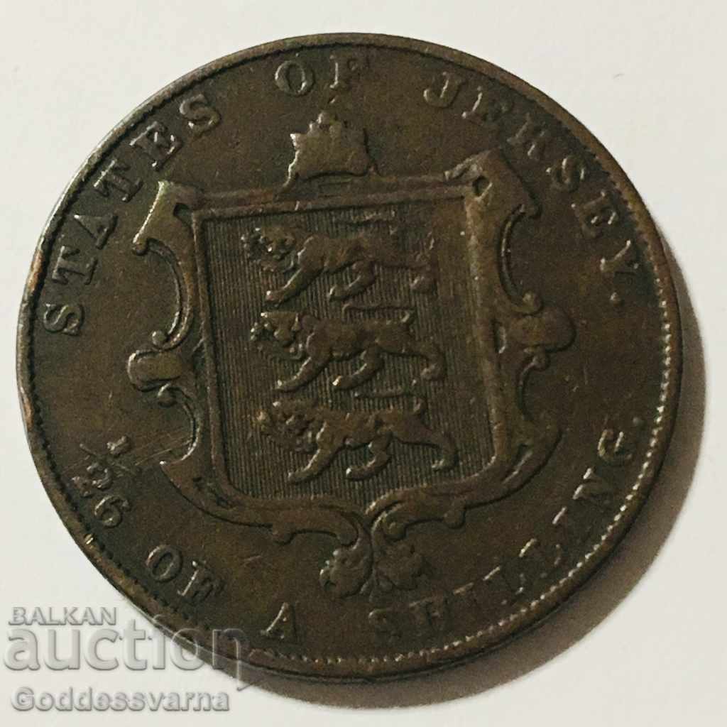Μεγάλη Βρετανία Τζέρσεϊ 1/26 από ένα νόμισμα ξυλοδαρμού 1861
