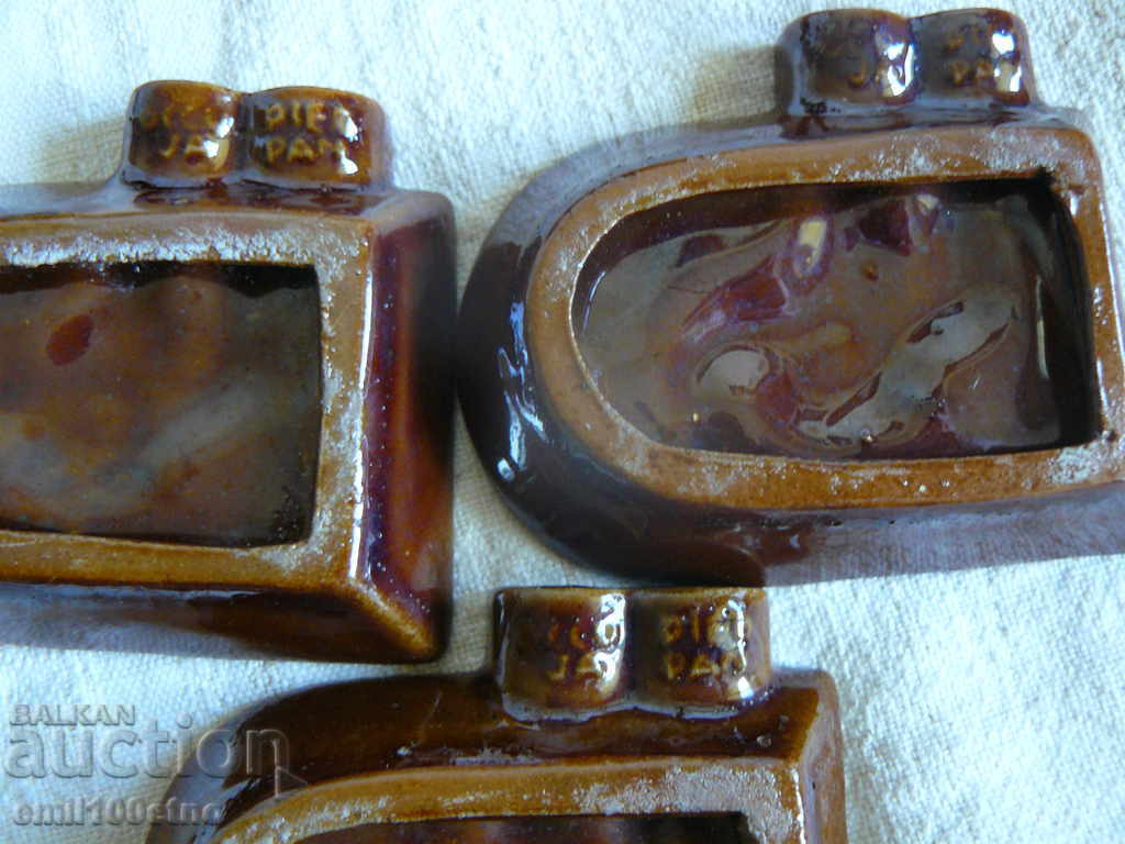 Made in Occupied Japan Stand Figure Elephant with 3 ashtray - 5