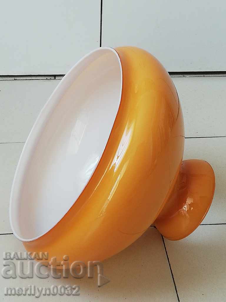 An antique lampshade made of gas glass chandelier with price 116.00 BGN | € 59.31 An antique lampshade made of gas glass chandelier with price 116.00 BGN | € 59.31