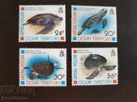 Βρετανικός Ινδικός Ωκεανός 1996 Tortoises MNH