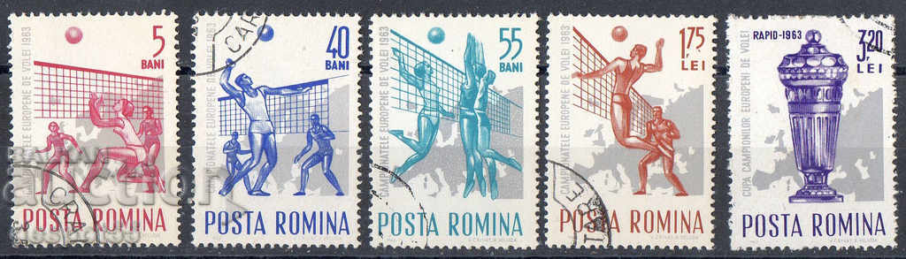 1963. Ρουμανία. Ευρωπαϊκό Πρωτάθλημα Βόλεϊ.