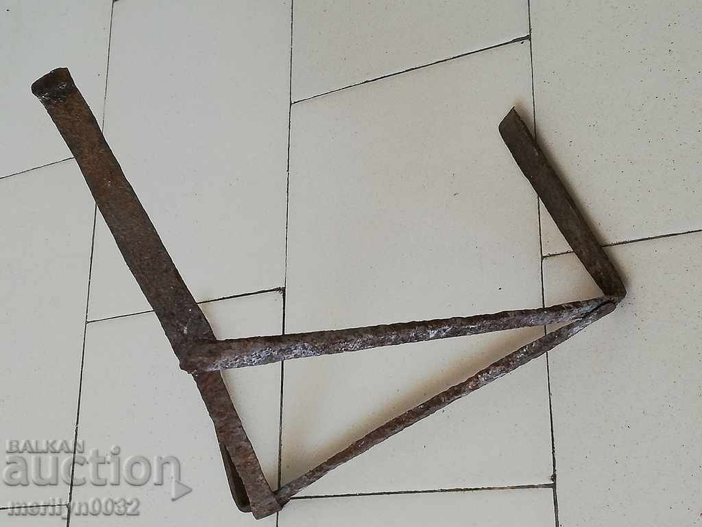 An old forged sack, fireplace, grill, wrought iron - 6 An old forged sack, fireplace, grill, wrought iron - 6