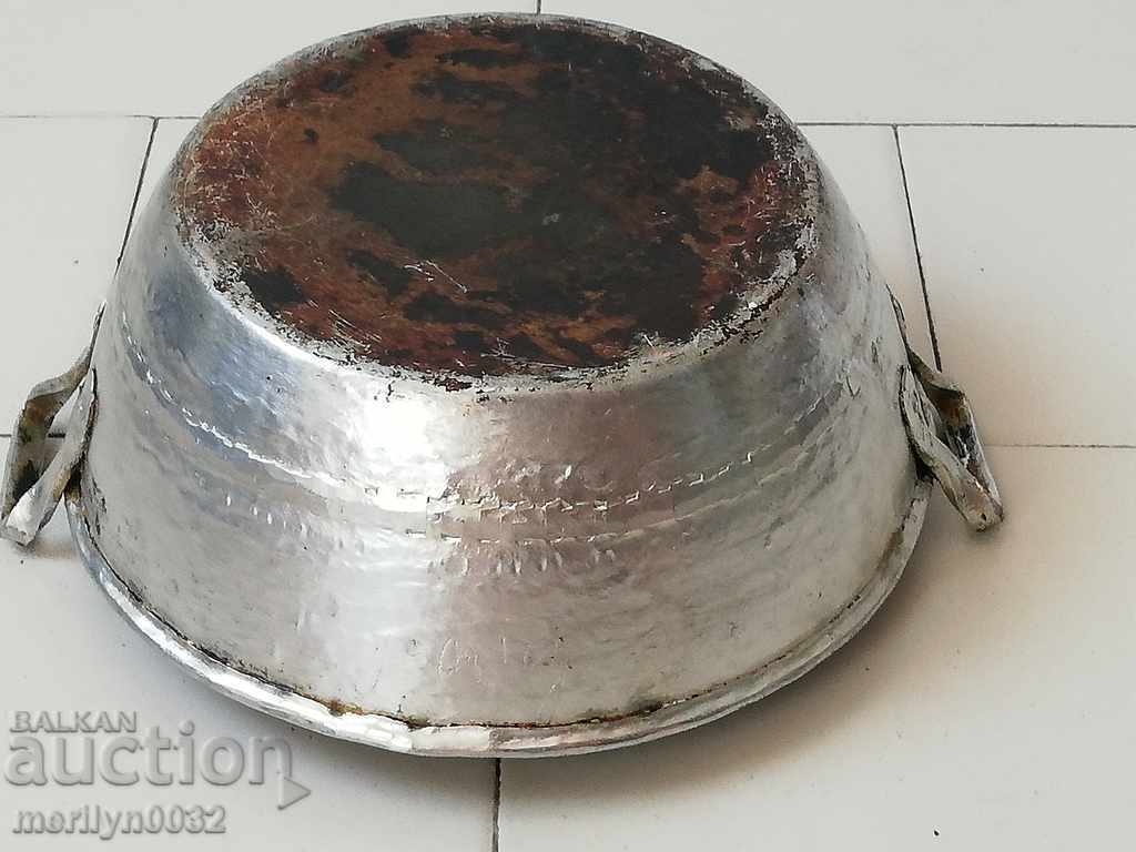 Auction Old tin tin copper pot, bakery pan tray pan pan Auction Old tin tin copper pot, bakery pan tray pan pan