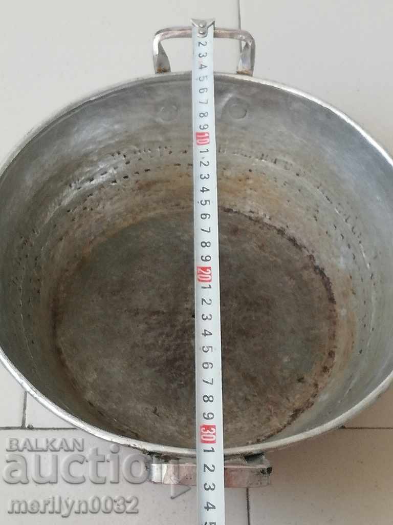 Old tin tin copper pot, bakery pan tray pan pan - 5 Old tin tin copper pot, bakery pan tray pan pan - 5