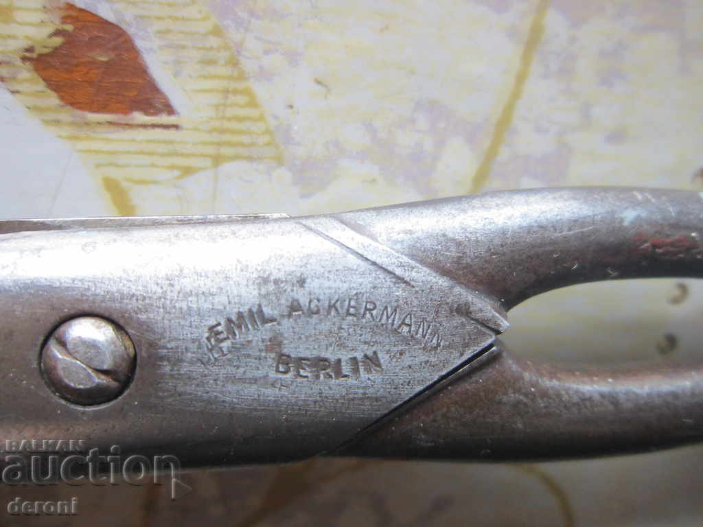 Auction Amazing scissors scissors Emil Ackermann Berlin Auction Amazing scissors scissors Emil Ackermann Berlin