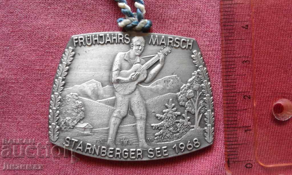 Рядък немски медал, орден - Fruhjahrs Marsch Starnberger See